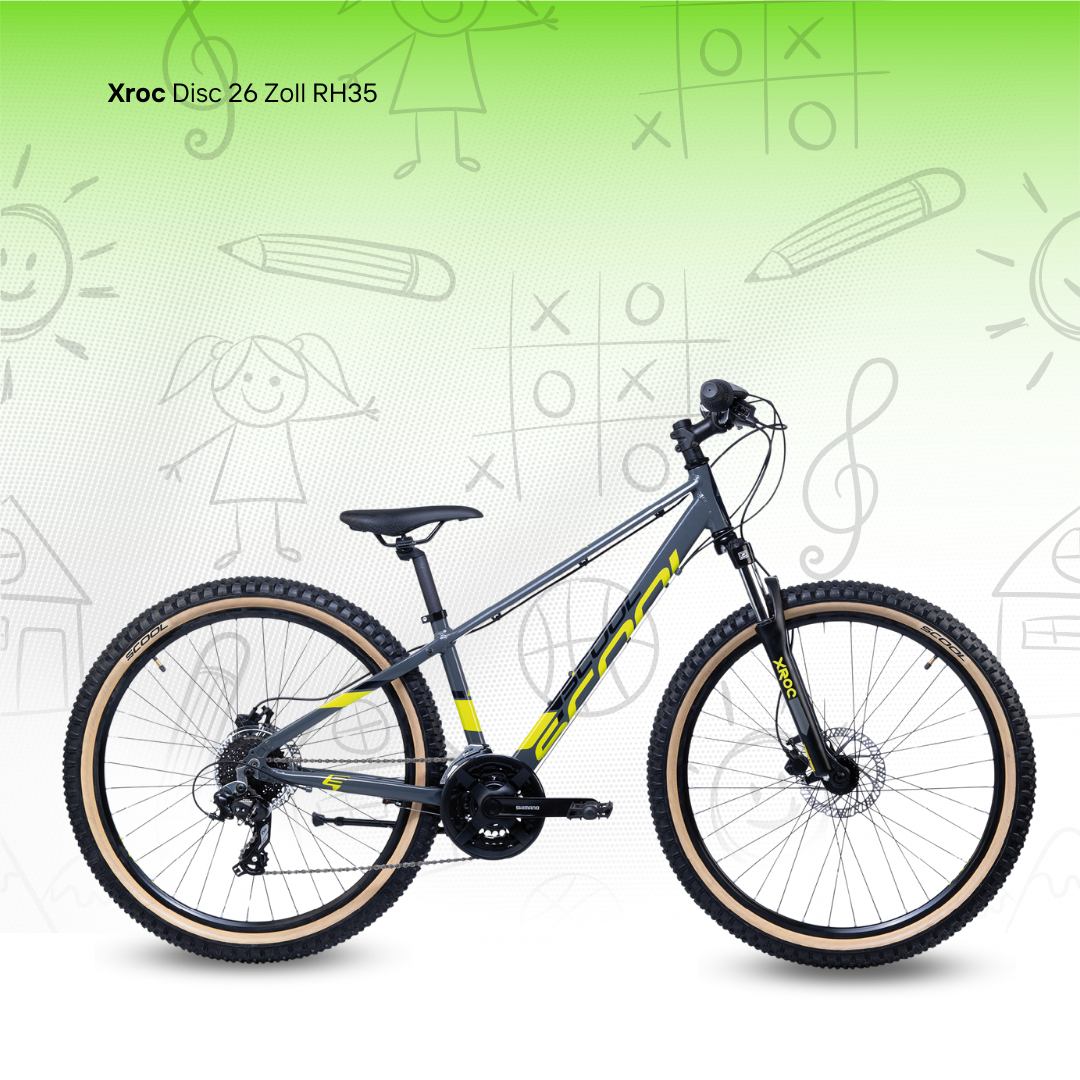 Kinderfahrrad - S'COOL Xroc Disc 26 Zoll 24-Gang