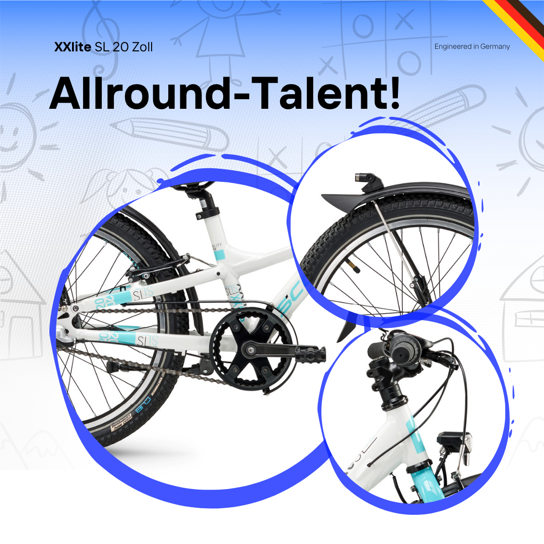 Kinderfahrrad - S'COOL XXlite SL 20 Zoll 3-Gang