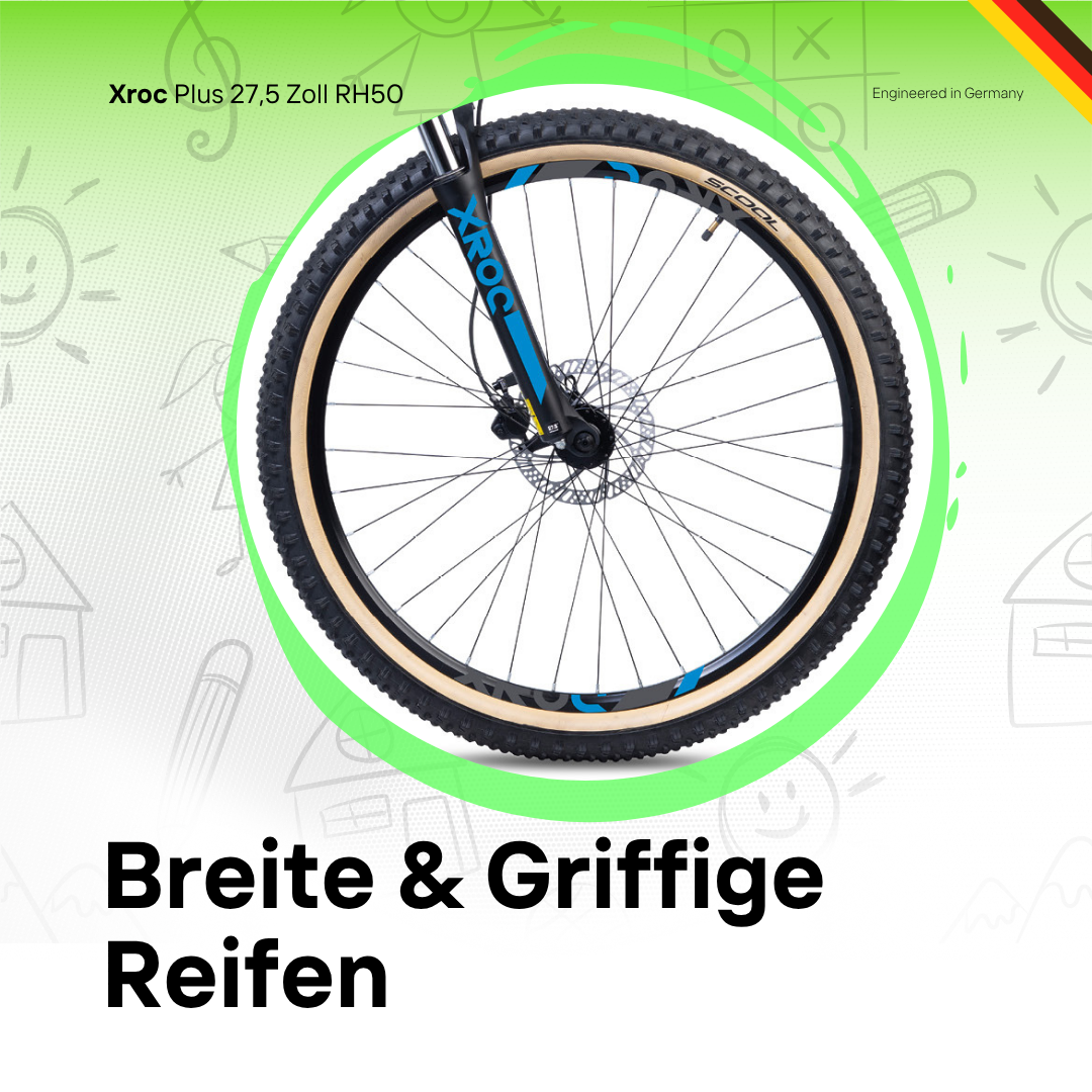 Kinderfahrrad - S'COOL Xroc Plus 27,5 Zoll 24-Gang