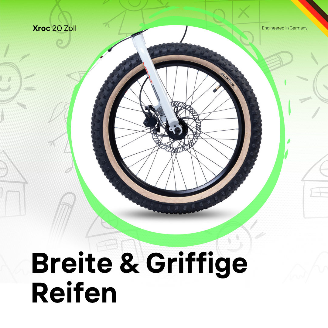 Kinderfahrrad - S'COOL Xroc Disc 20 Zoll 7-Gang