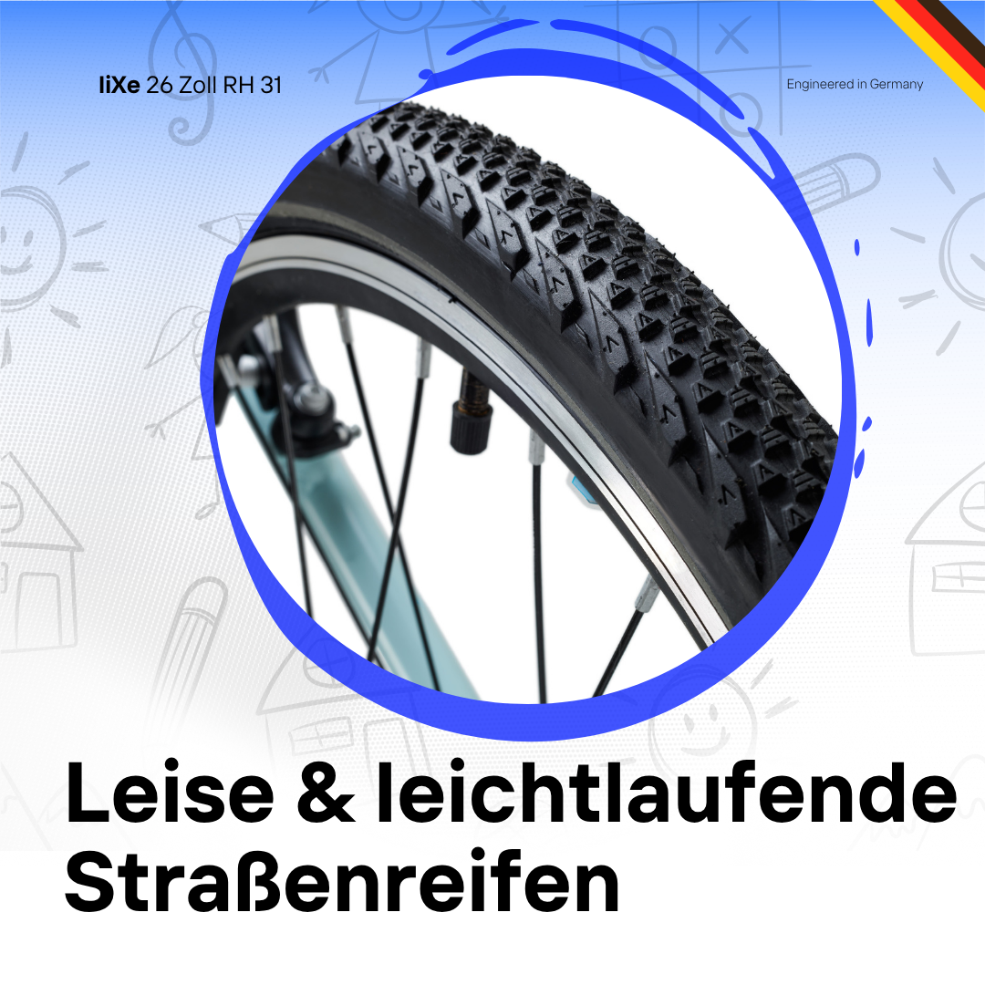 Kinderfahrrad - S'COOL liXe 26 Zoll 9-Gang