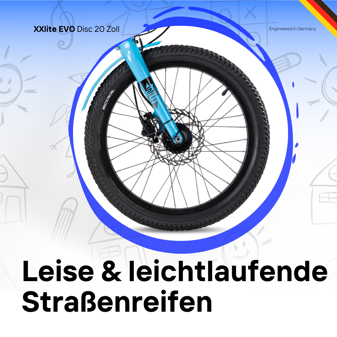 Kinderfahrrad - S'COOL XXlite EVO Disc 20 Zoll 7-Gang