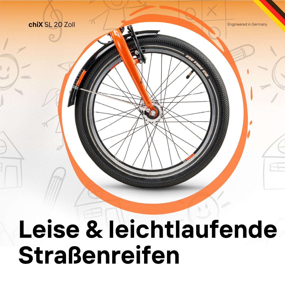 Kinderfahrrad - S'COOL chiX SL 20 Zoll 3-Gang
