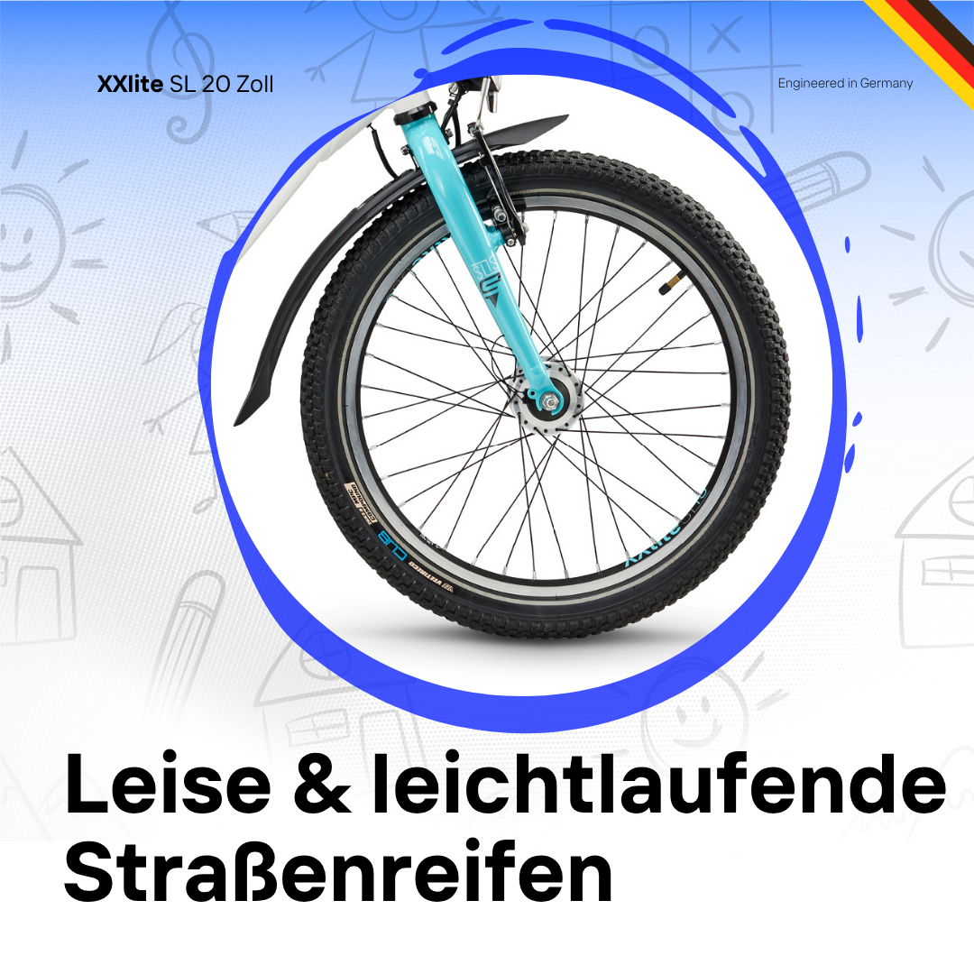 Kinderfahrrad - S'COOL XXlite SL 20 Zoll 3-Gang