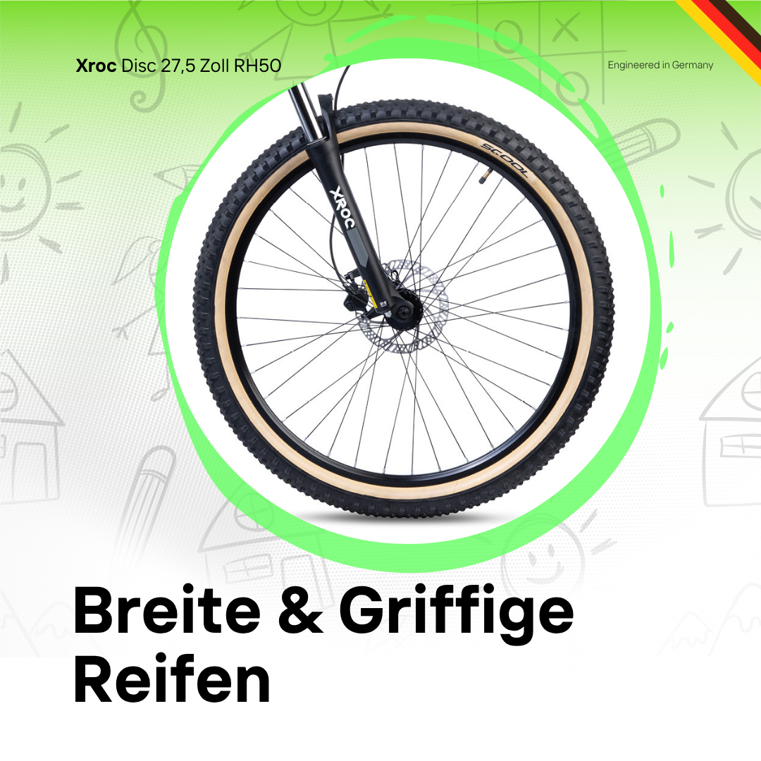 Kinderfahrrad - S'COOL Xroc Disc 27,5 Zoll 24-Gang