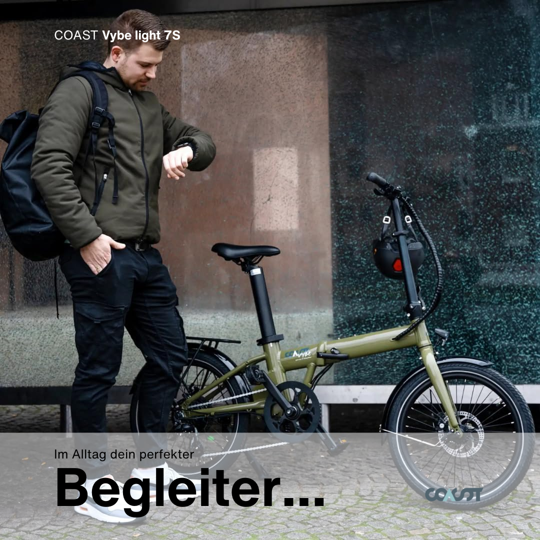 E-Klapprad | COAST VYBE LIGHT 7-Gang