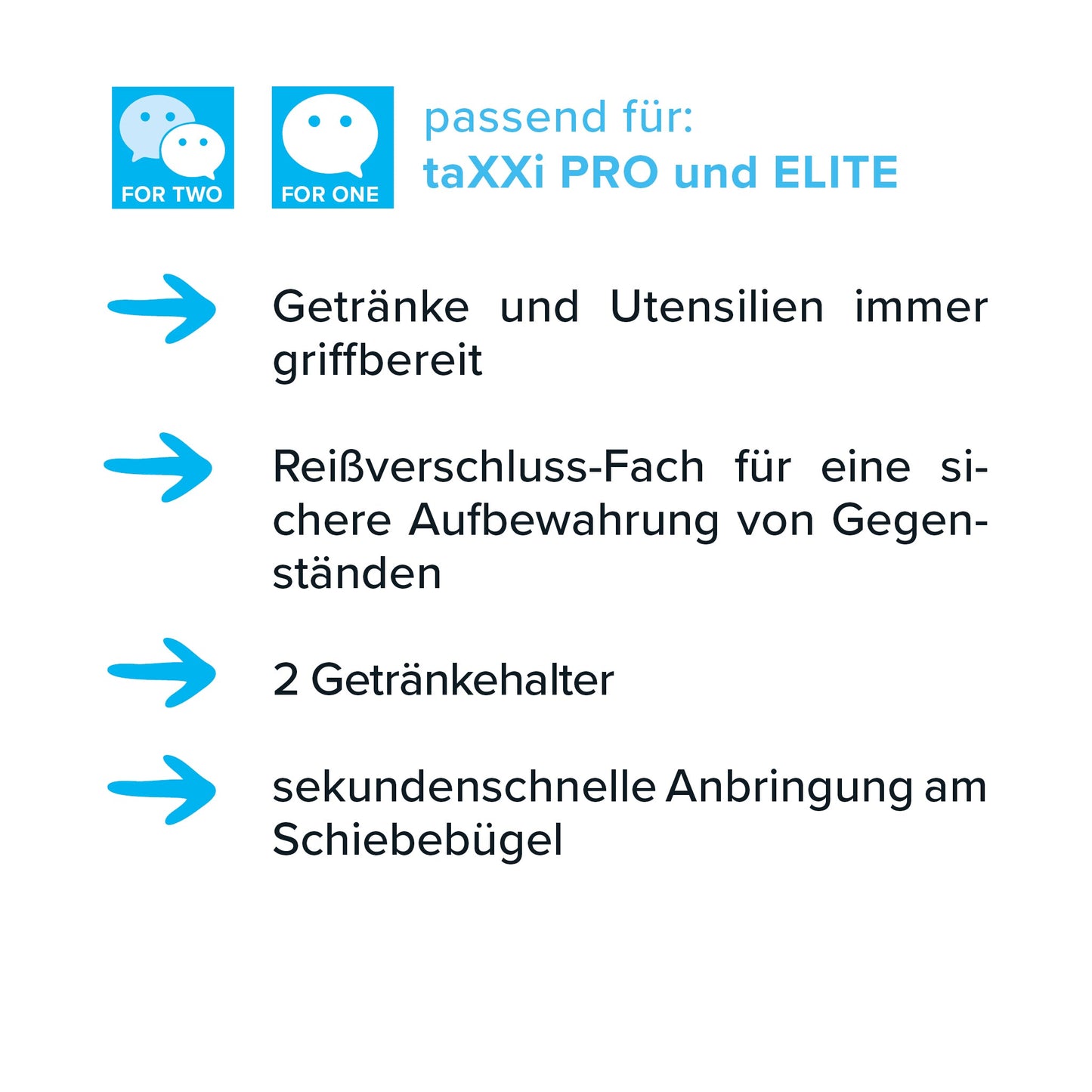 TAXXI Schiebebügeltasche