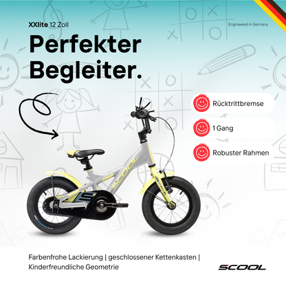 Kinderfahrrad - S'COOL XXlite 12 Zoll 1-Gang