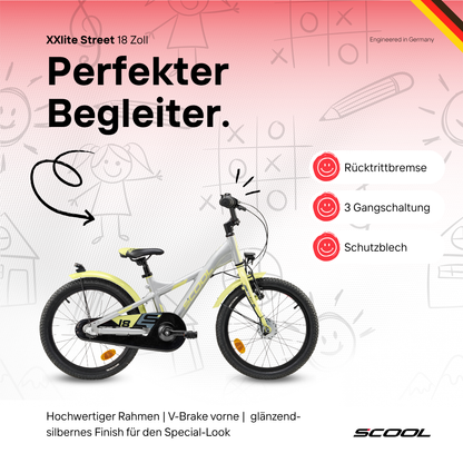 Kinderfahrrad - XXlite street 18 Zoll 3-Gang