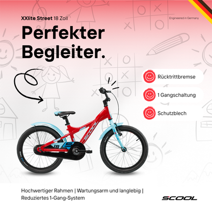 Kinderfahrrad - S'COOL XXlite 18 Zoll 1-Gang
