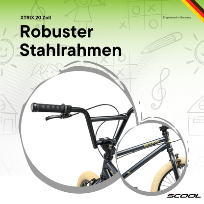 BMX- S'COOL XtriX40 1-Gang 20 Zoll