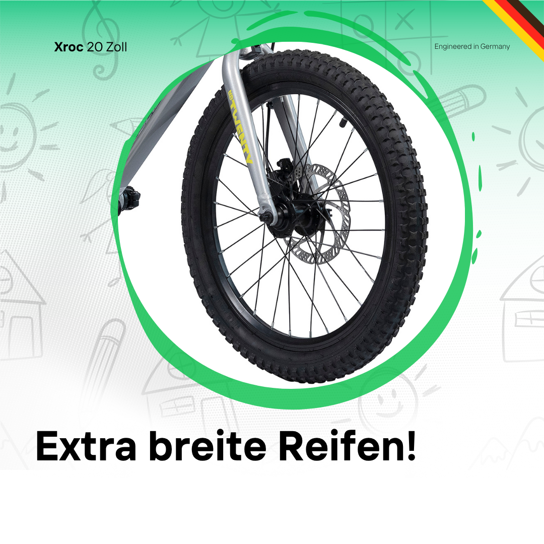 Kinderfahrrad - S'COOL Xroc TWENTY 20 Zoll 8-Gang | ab 6 Jahre