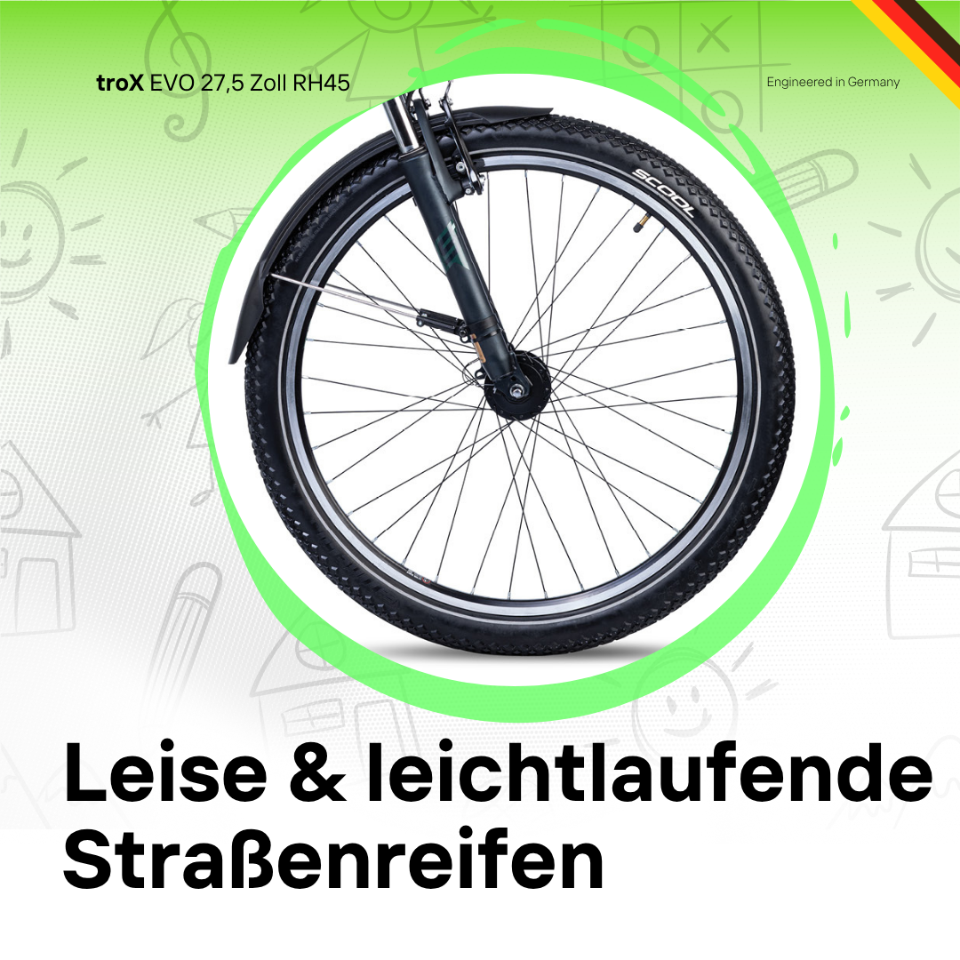 Kinderfahrrad - S'COOL troX EVO 27,5 Zoll 21-Gang