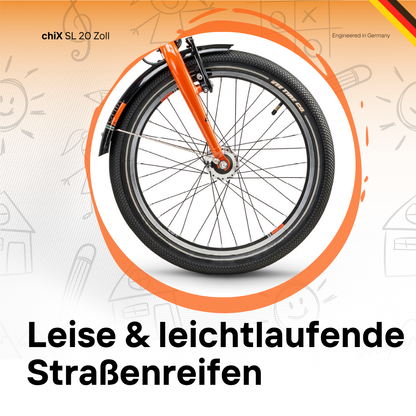 Kinderfahrrad - S'COOL chiX SL 20 Zoll 3-Gang