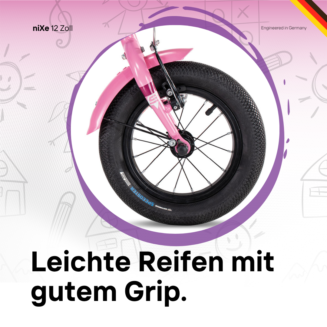 Kinderfahrrad - S'COOL niXe 12 Zoll 1-Gang | ab 2 Jahre