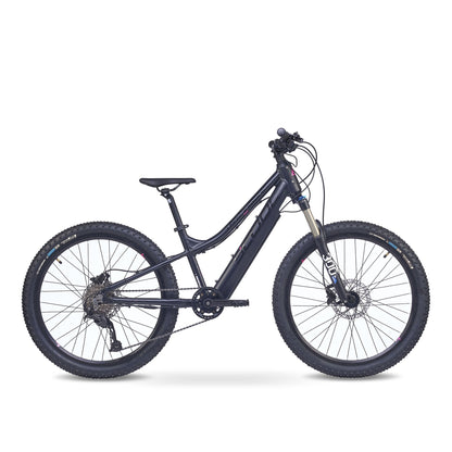 E-Kinderfahrrad -  e-troX race 24 Zoll 9-Gang