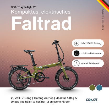 E-Klapprad | COAST VYBE LIGHT 7-Gang