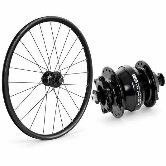 Laufrad vorne mit Nabendynamo SD8 – Disc-Felge, 20/24/26 Zoll