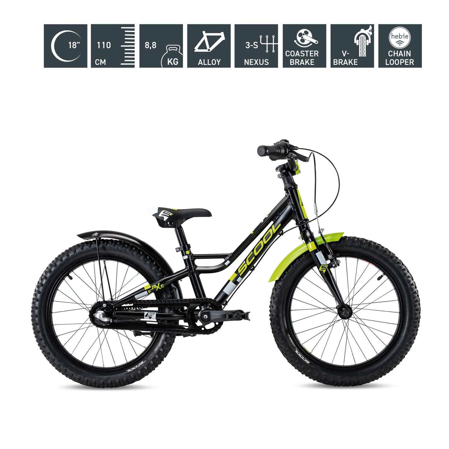 S'COOL faXe 18 Zoll 3-Gang