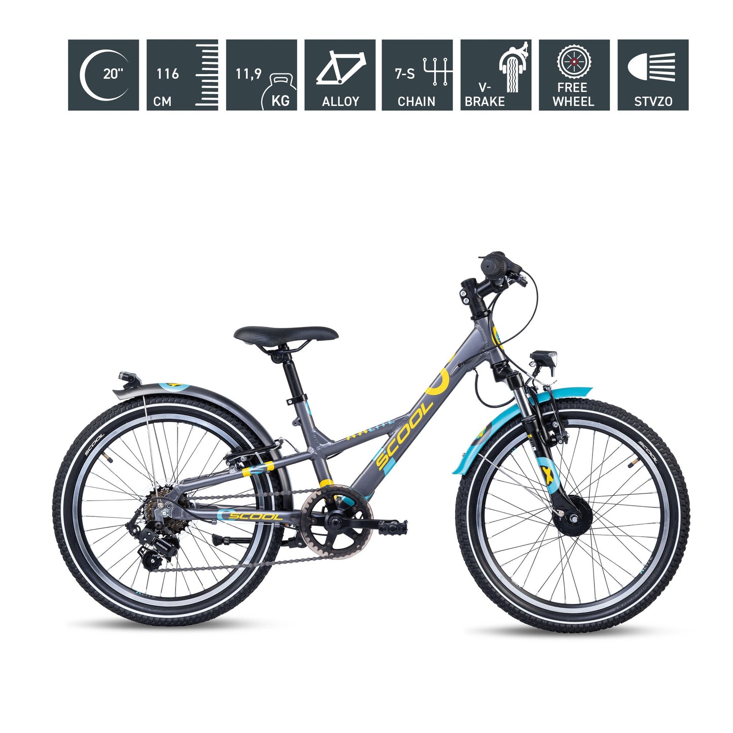 S'COOL XXlite 20 Zoll 7-Gang