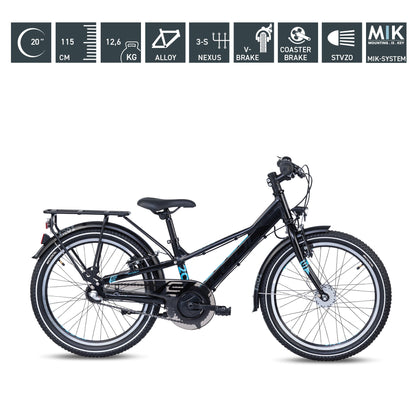 Kinderfahrrad - S'COOL troX EVO 20 Zoll 3-Gang