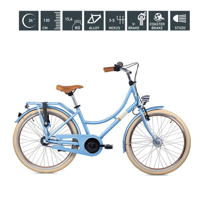 Kinderfahrrad - S'COOL chiX classic 24 Zoll 3-Gang